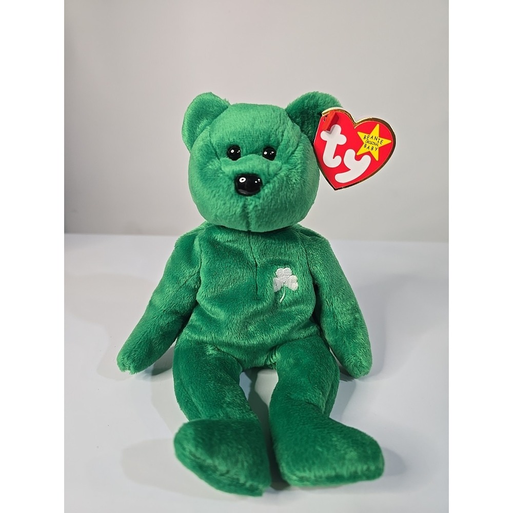 TY Beanie Baby Erin the Bear 1997 Retired Plush Toy Tush Tag Vintage Errors